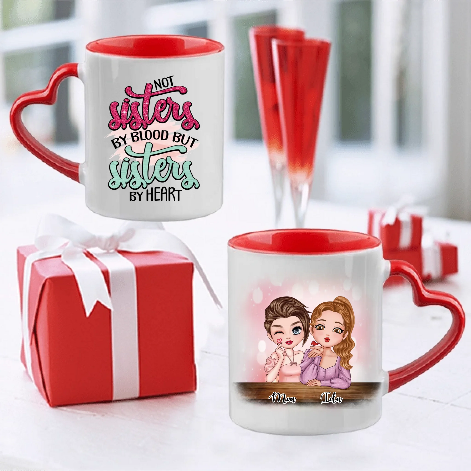 Bästa vän personliga muggar