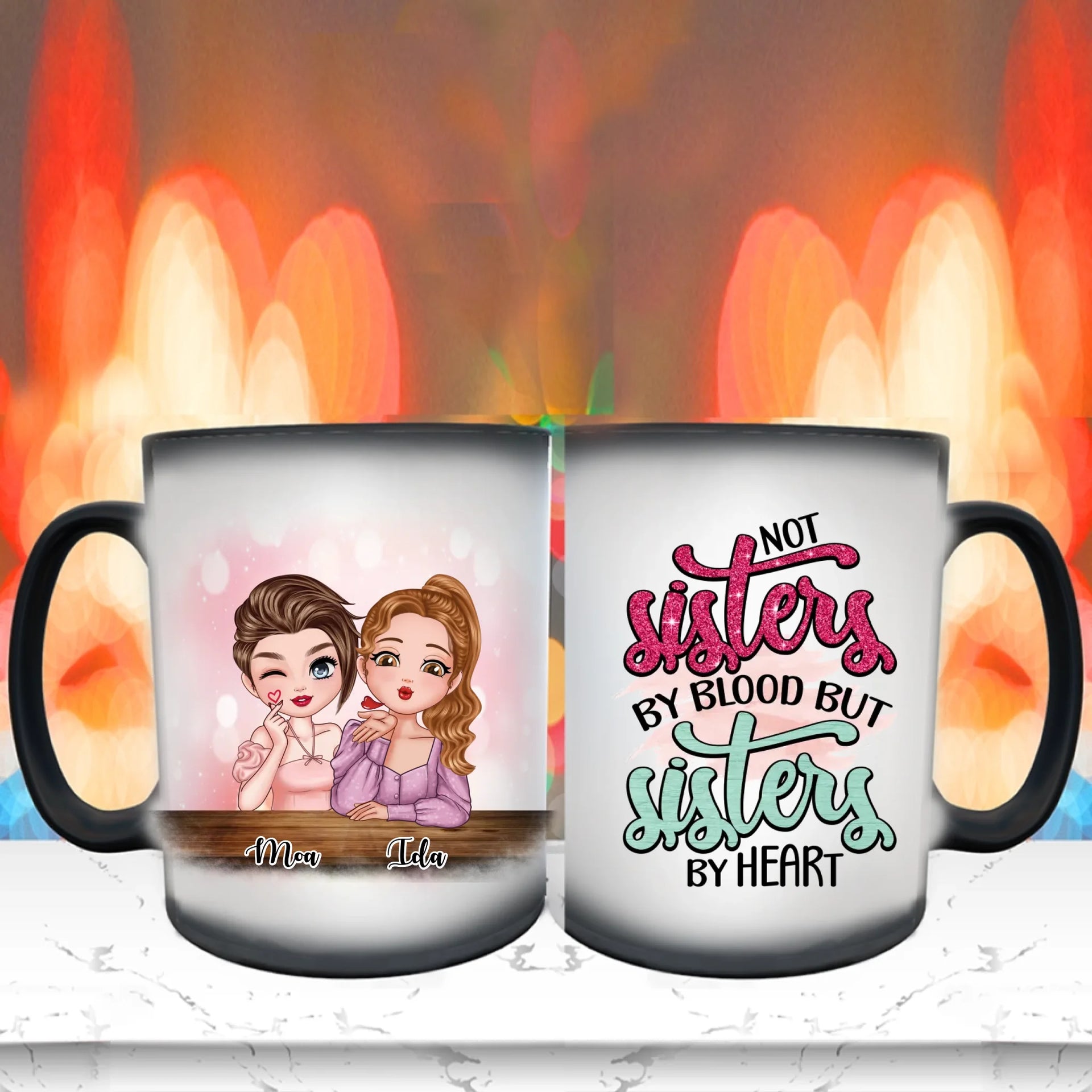 Bästa vän personliga muggar