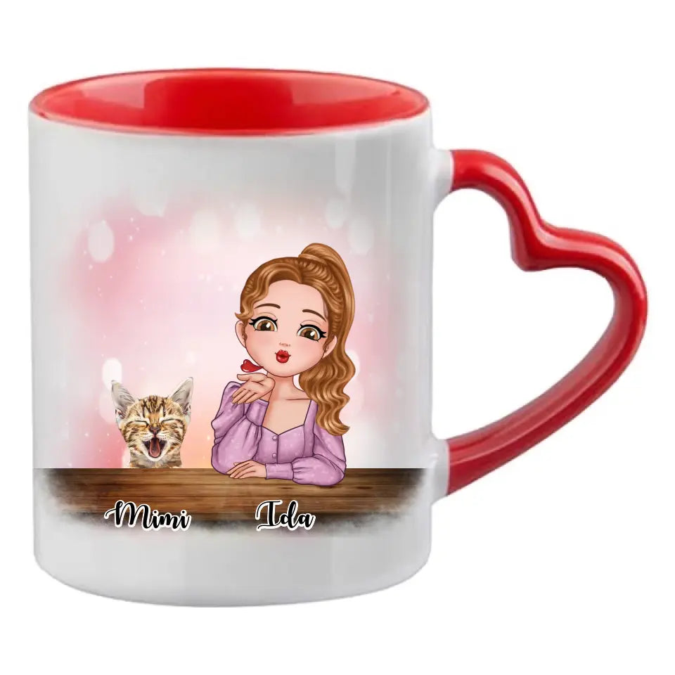 Husdjur personlig mugg