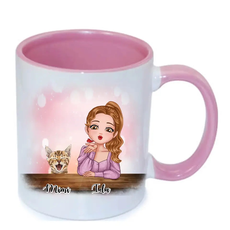 Husdjur personlig mugg