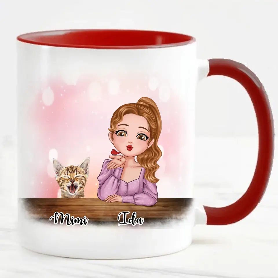 Husdjur personlig mugg