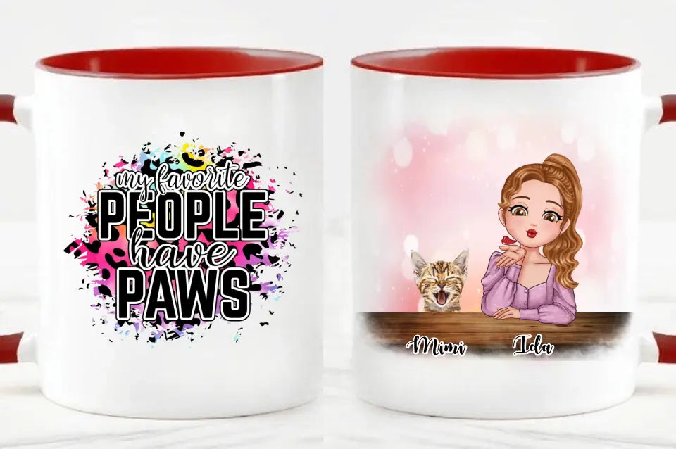 Husdjur personlig mugg