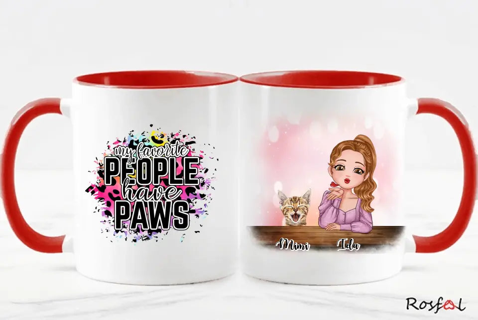 Husdjur personlig mugg