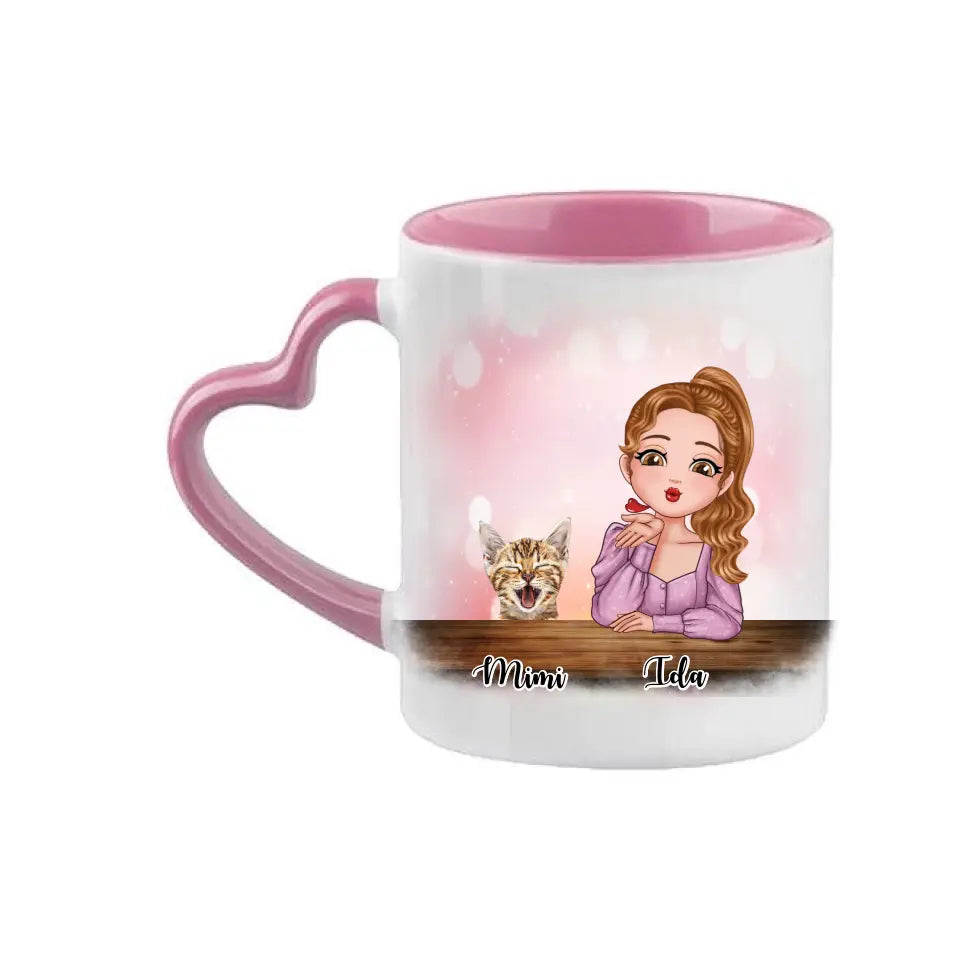 Husdjur personlig mugg