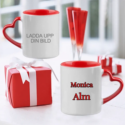 Personlig mugg med namn och bild