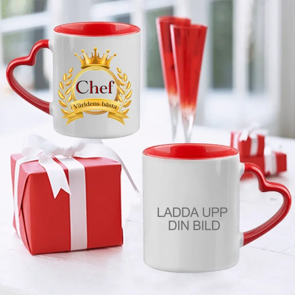 Världens bästa chef  personlig mugg