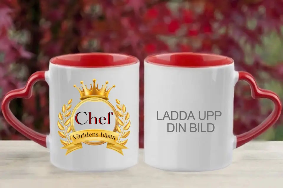 Världens bästa chef  personlig mugg