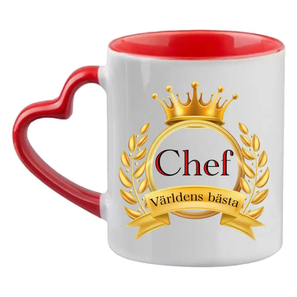 Världens bästa chef  personlig mugg