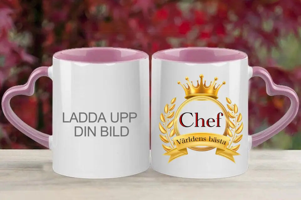 Världens bästa chef  personlig mugg