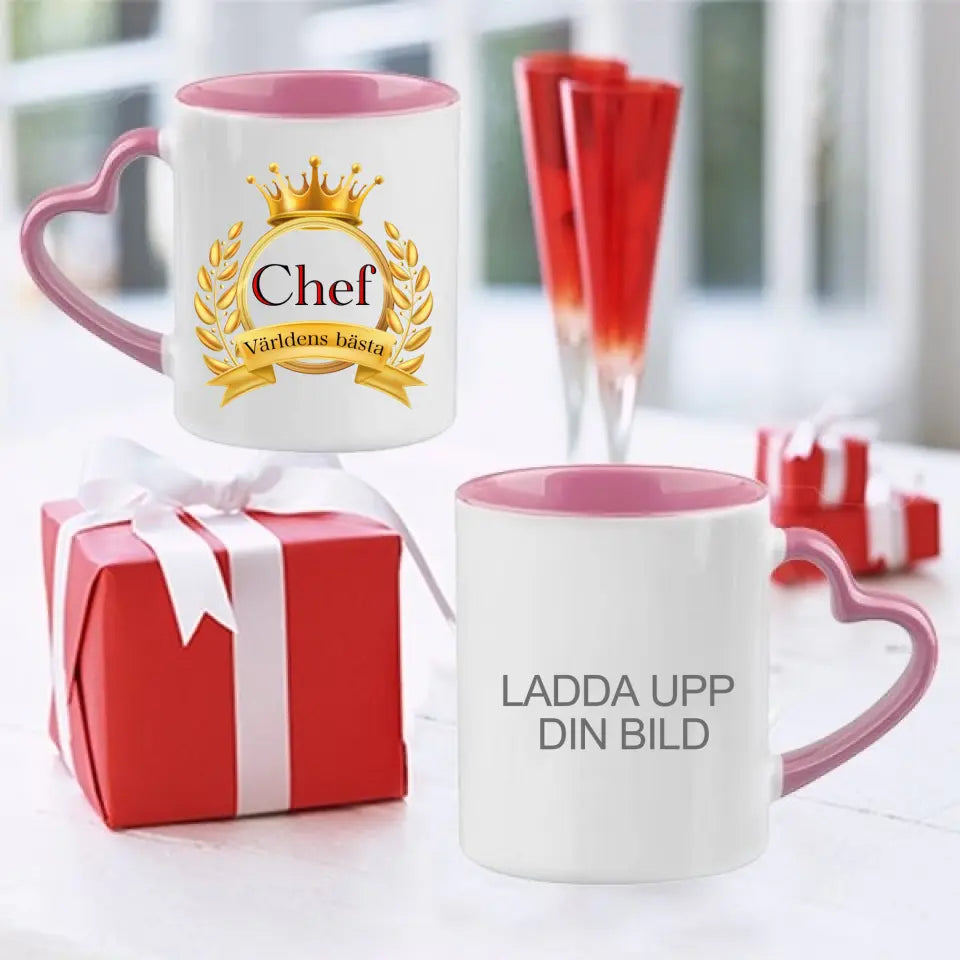 Världens bästa chef  personlig mugg