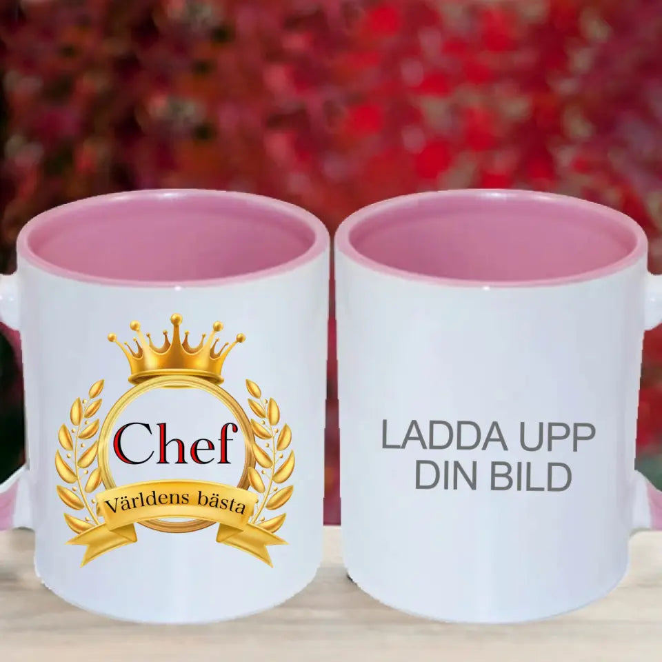 Världens bästa chef  personlig mugg