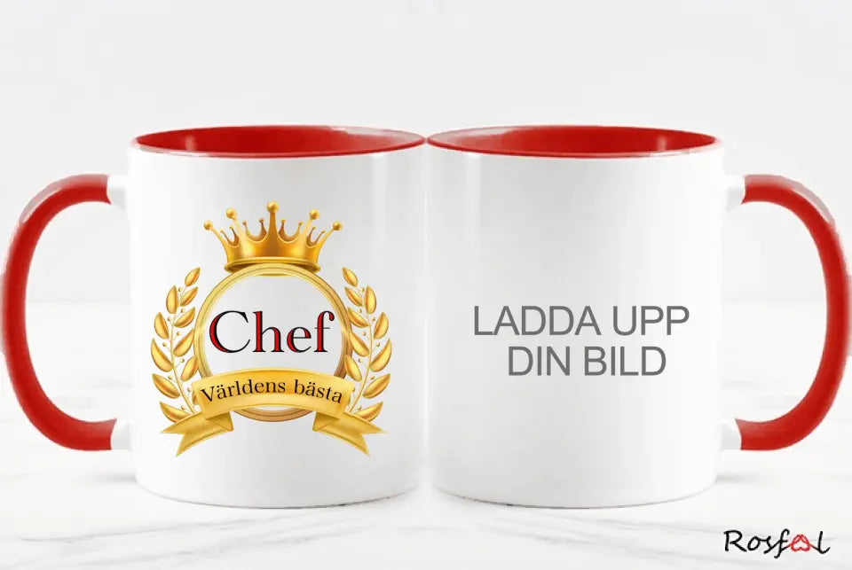 Världens bästa chef  personlig mugg