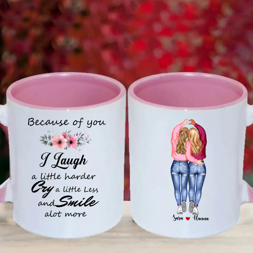 Bästa vän personlig mugg
 upp till 6 vänner