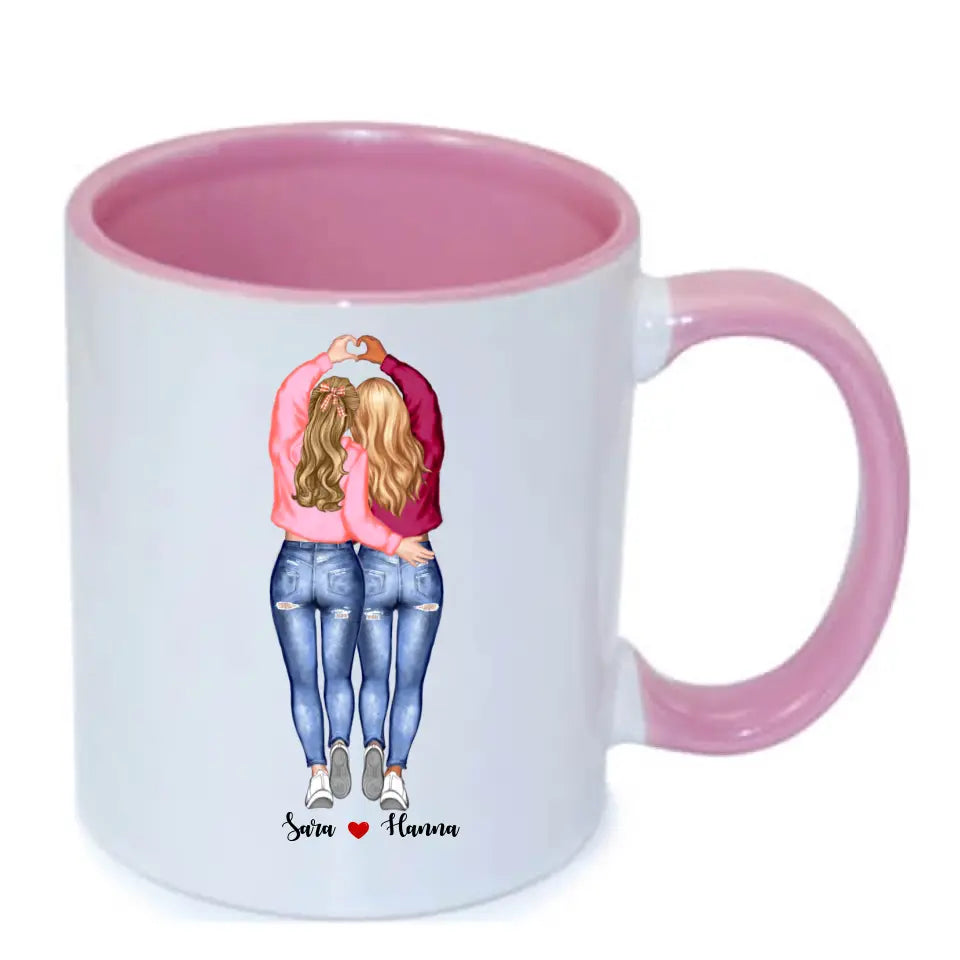Bästa vän personlig mugg
 upp till 6 vänner