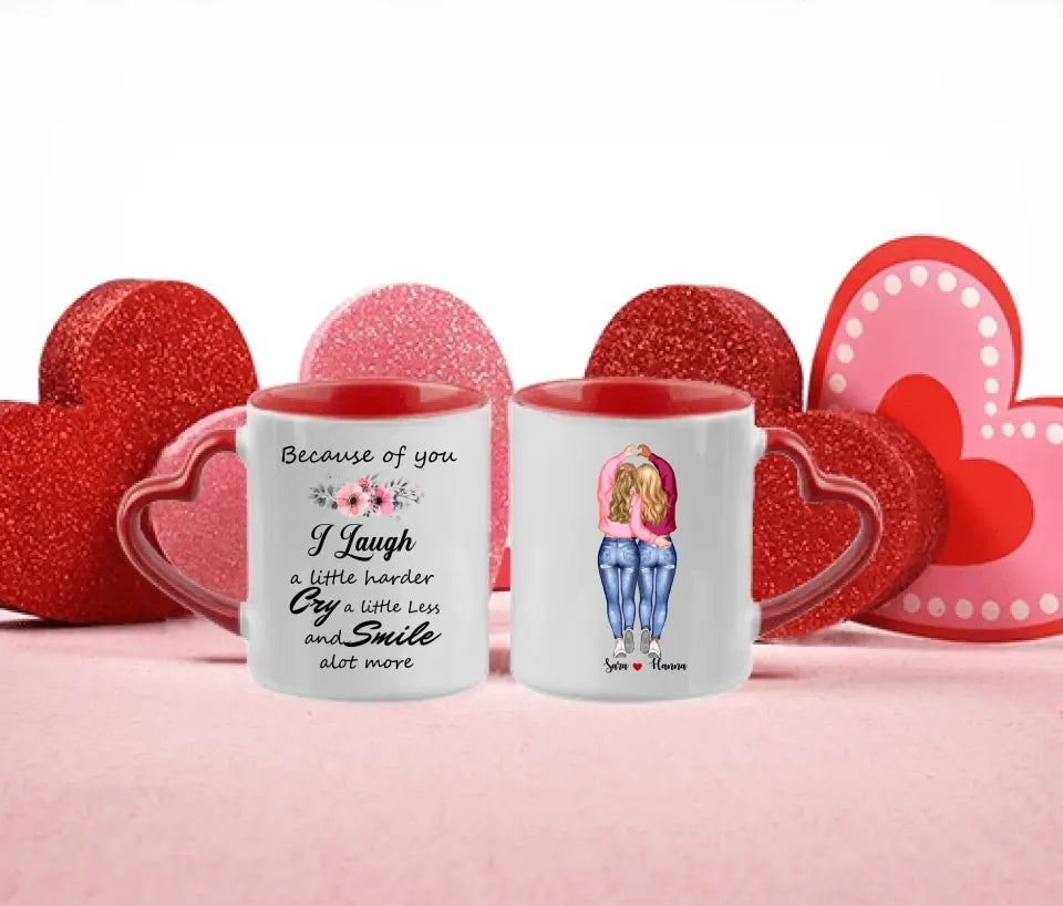 Bästa vän personlig mugg
 upp till 6 vänner