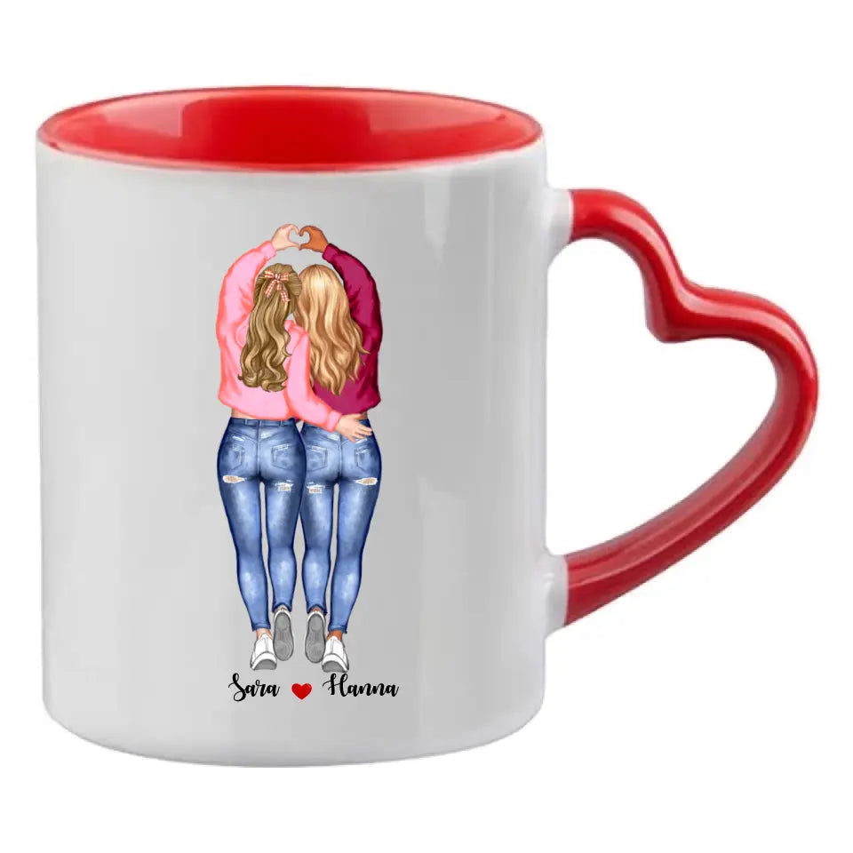 Bästa vän personlig mugg
 upp till 6 vänner