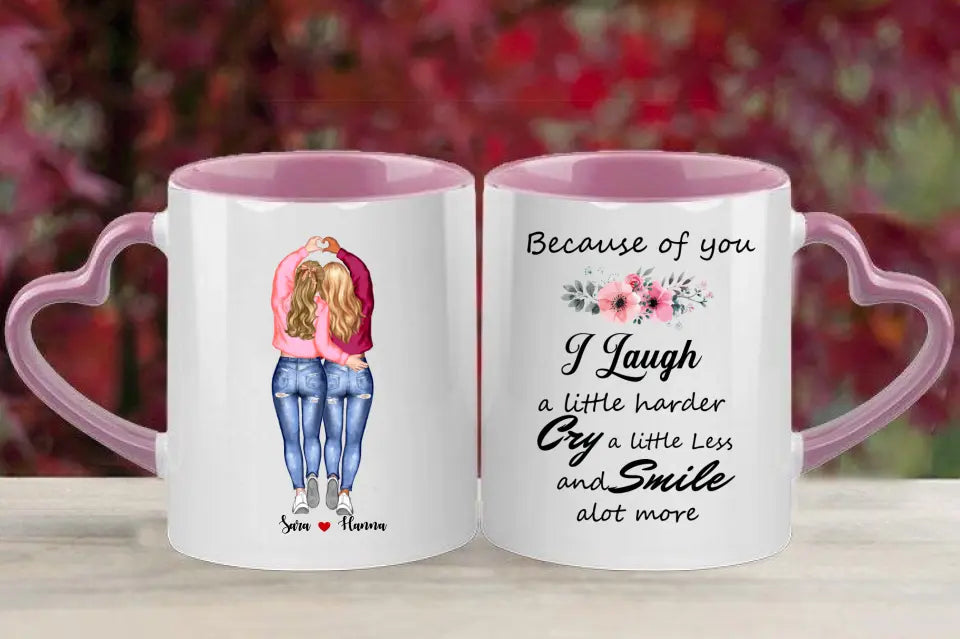 Bästa vän personlig mugg
 upp till 6 vänner