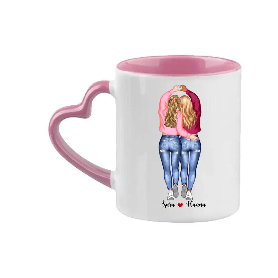 Bästa vän personlig mugg
 upp till 6 vänner