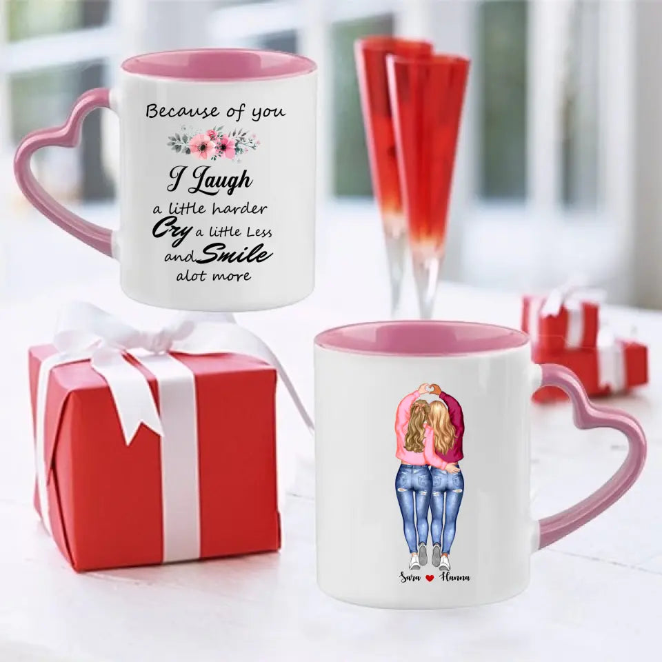 Bästa vän personlig mugg
 upp till 6 vänner