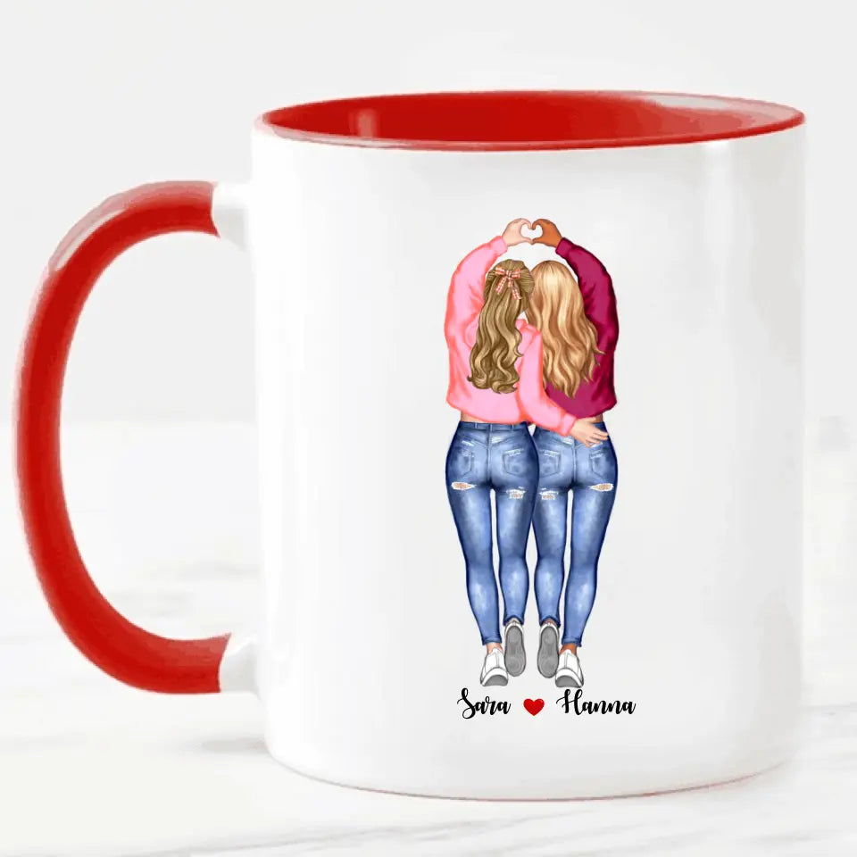 Bästa vän personlig mugg
 upp till 6 vänner