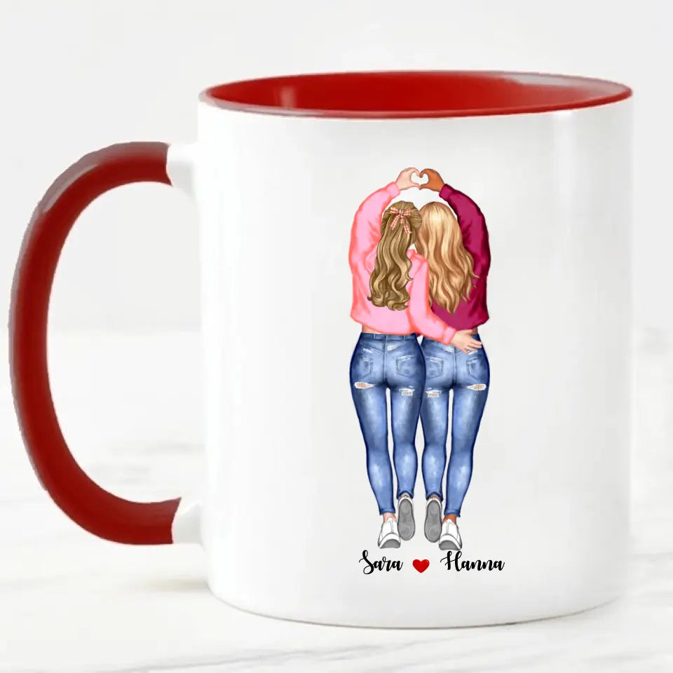 Bästa vän personlig mugg
 upp till 6 vänner