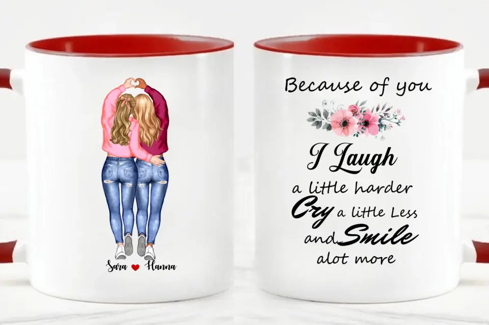 Bästa vän personlig mugg
 upp till 6 vänner