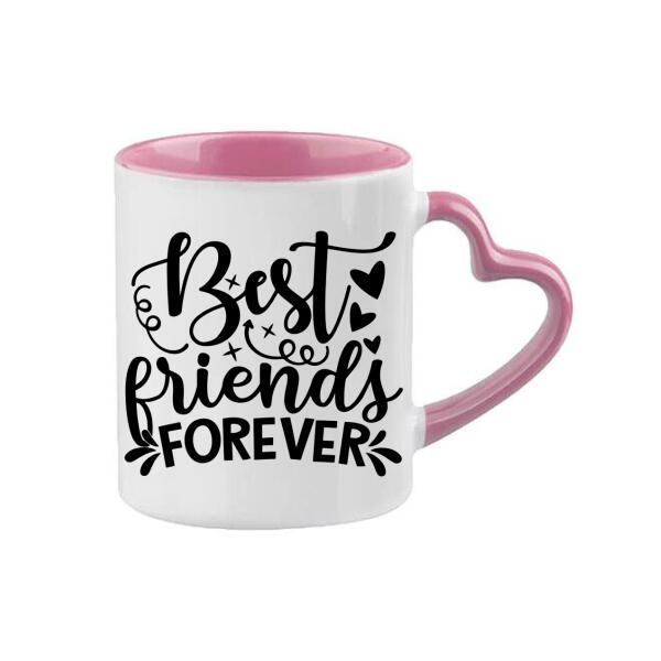 Upp till 7 Systrar och Bästa vänner personlig mugg