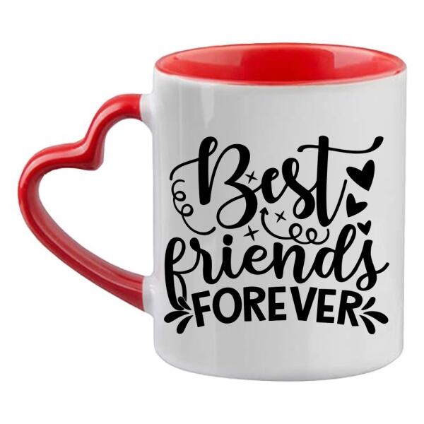 Upp till 7 Systrar och Bästa vänner personlig mugg