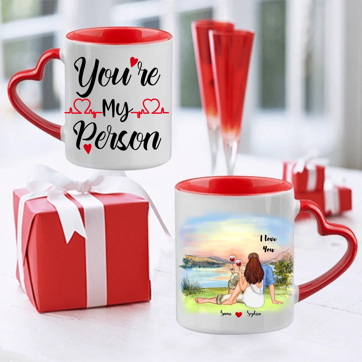 Kärlek personlig mugg. Love mug