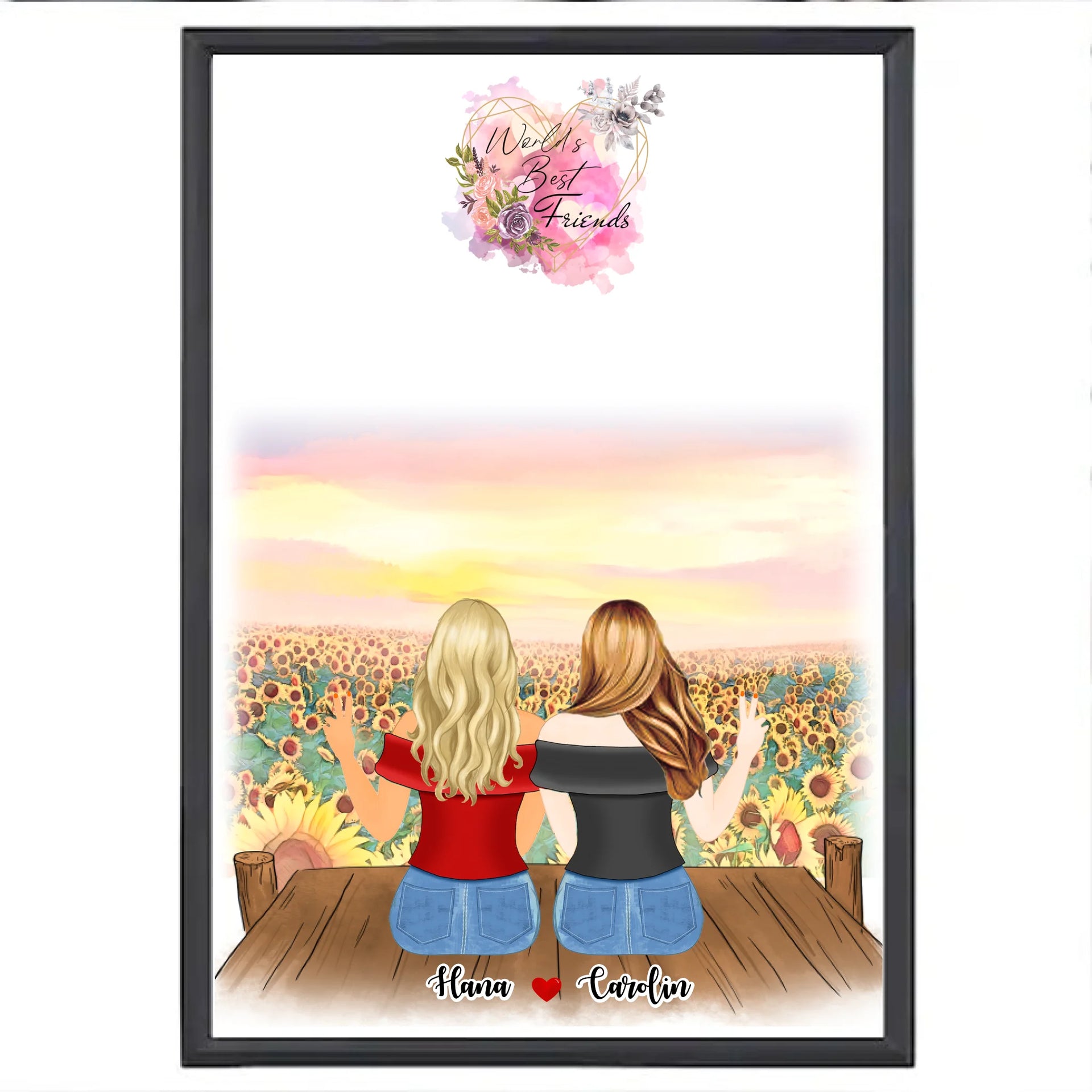 3 Systrar personlig affisch