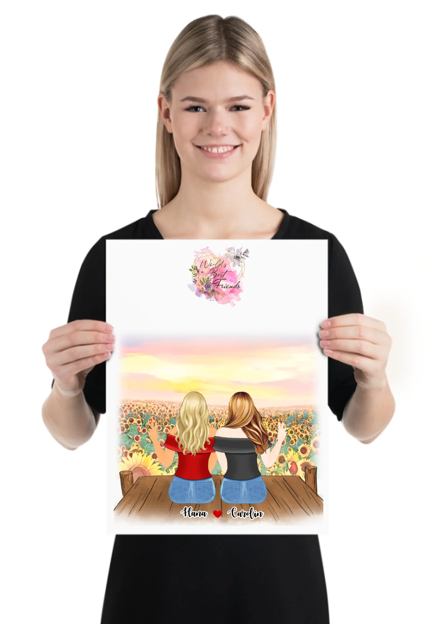 3 Systrar personlig affisch