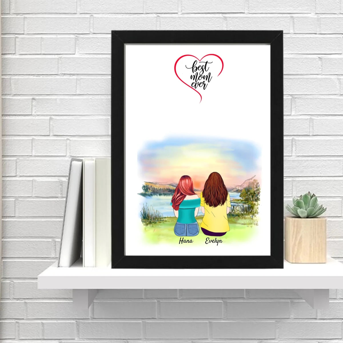 Mamma personlig poster - GÅVA TRYCK