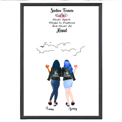 Personlig affisch 5 vänner