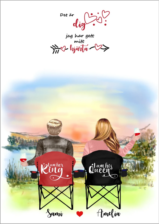 Kärlek poster - GÅVA TRYCK