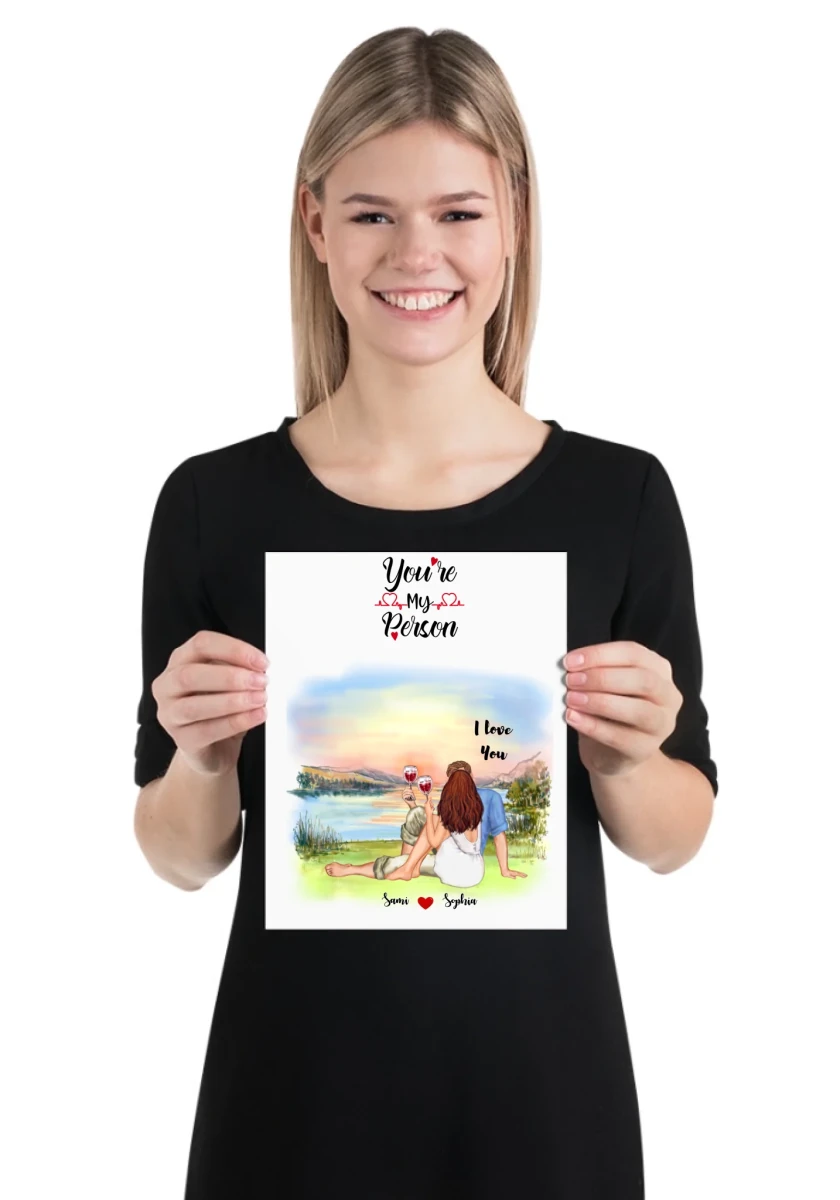 Kärlek poster - GÅVA TRYCK