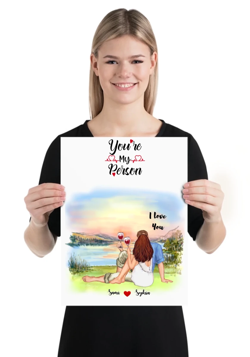 Kärlek poster - GÅVA TRYCK