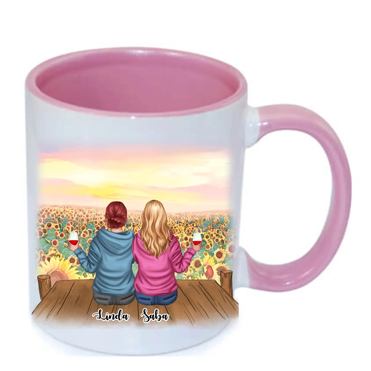 Vän personlig mugg