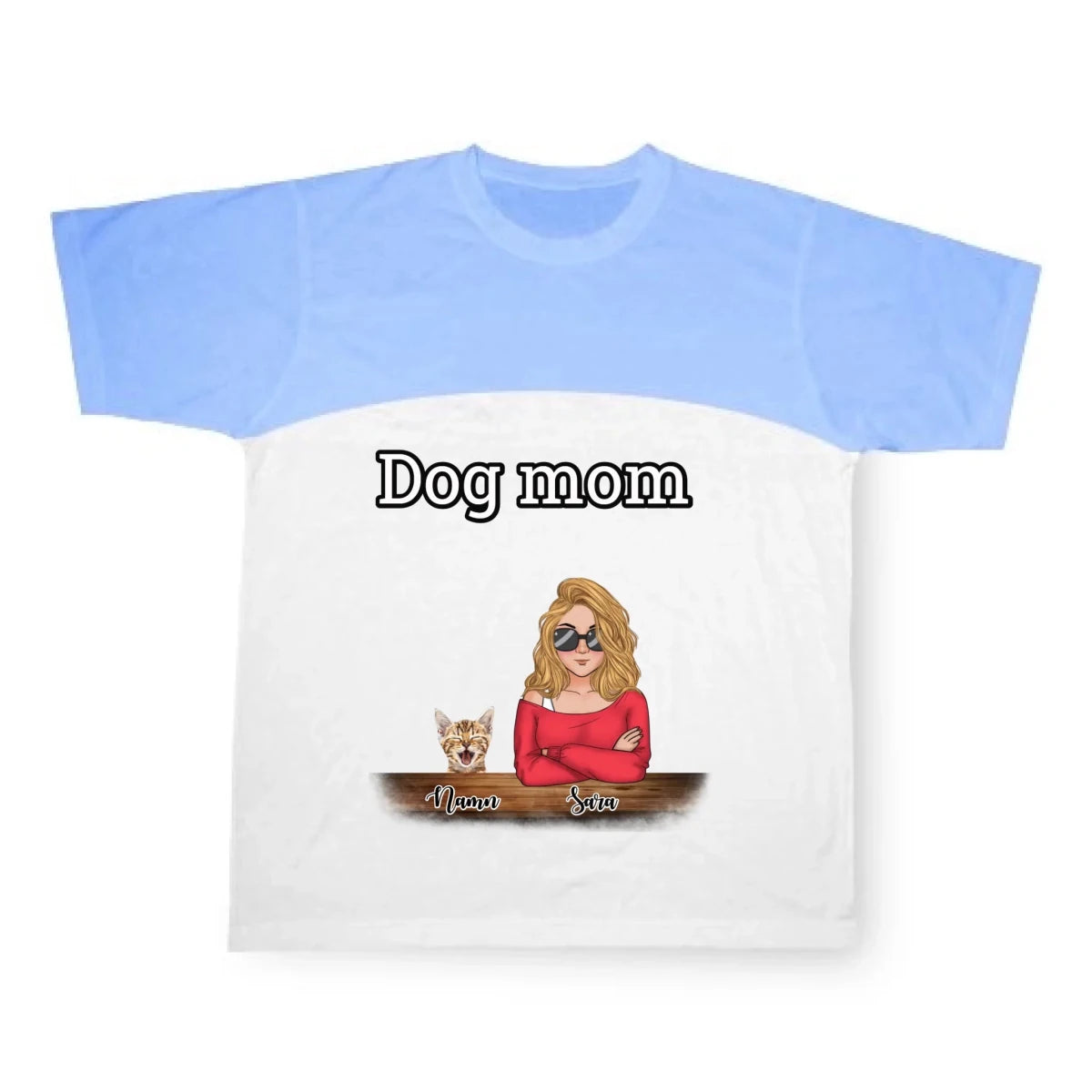 Husdjur mamma T-shirt - GÅVA TRYCK