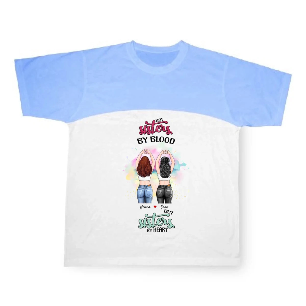 Personlig T-shirt för vän - GÅVA TRYCK