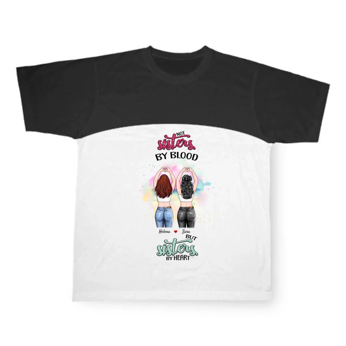 Personlig T-shirt för vän - GÅVA TRYCK