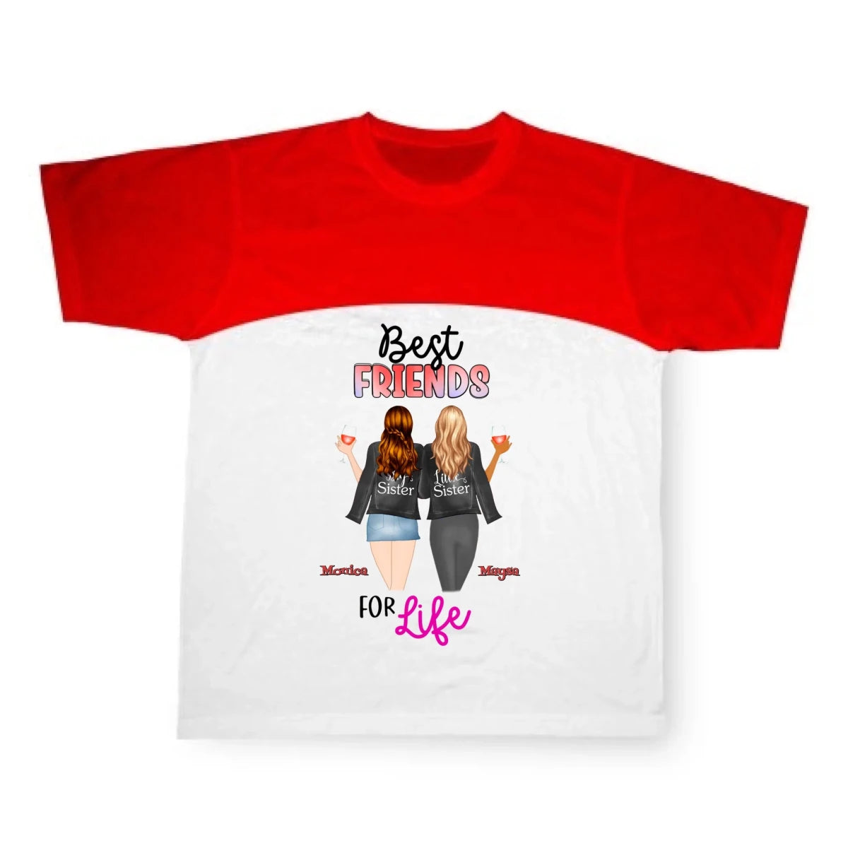 T-shirt för syster Personlig - GÅVA TRYCK