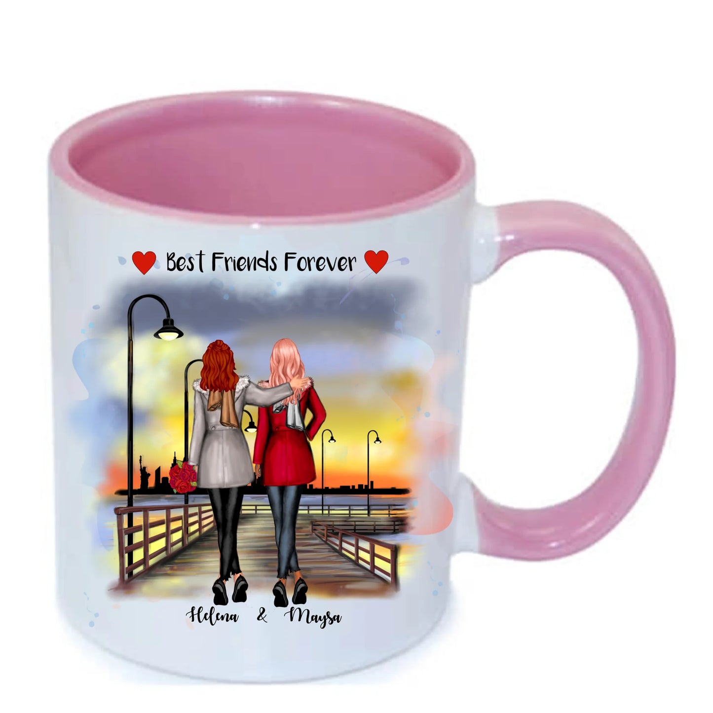 Bästa vän personlig mugg- Best friends forever