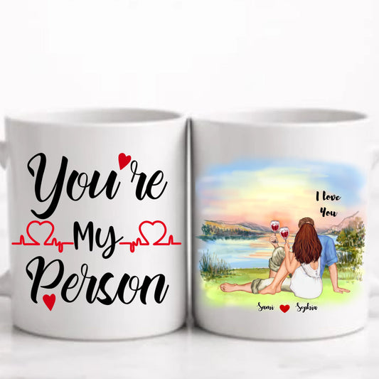 Kärlek personlig mugg. Love mug