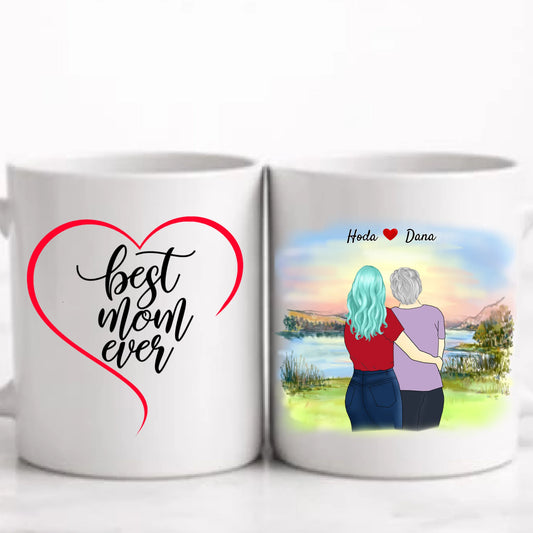 Mamma och dotter mugg