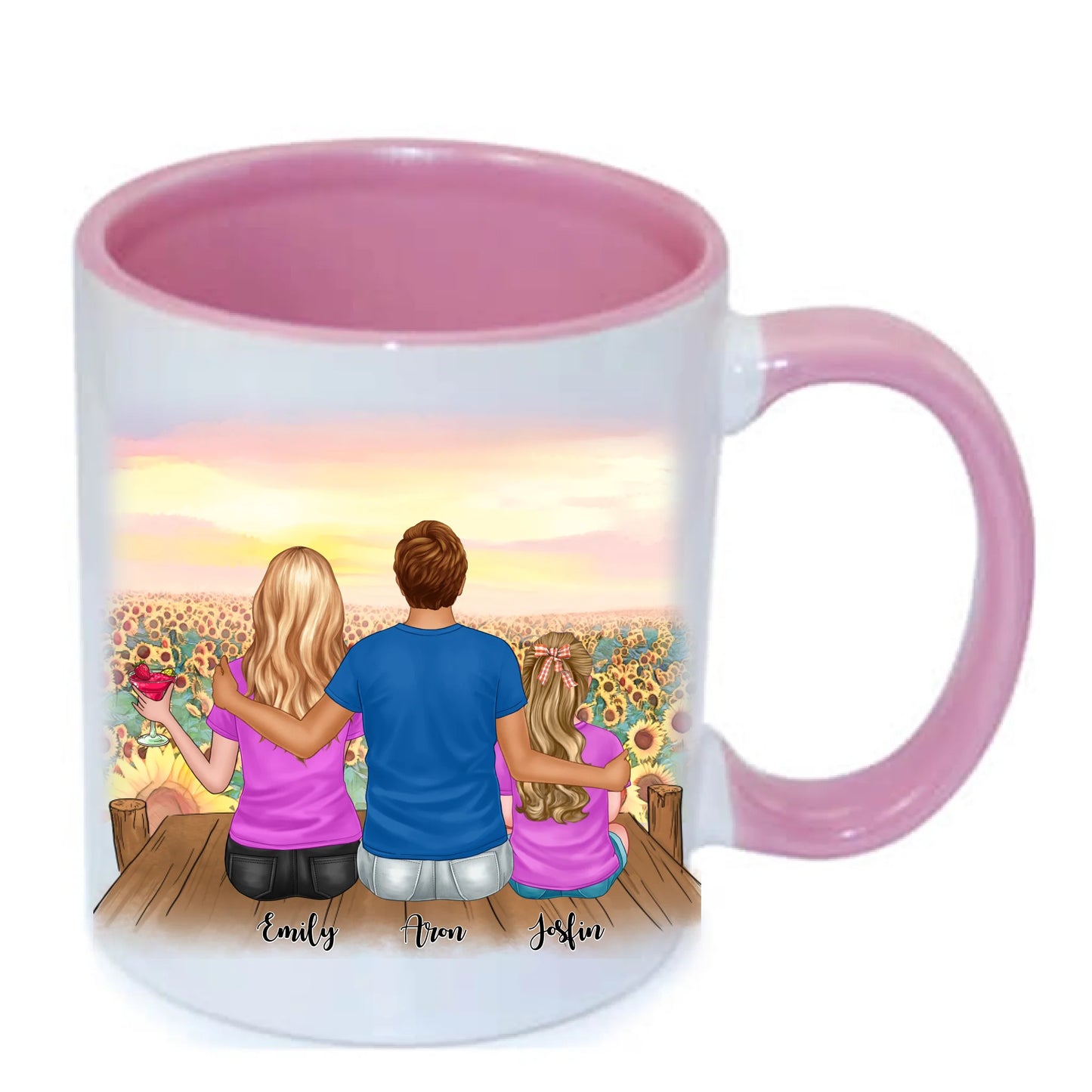 Familj personlig mugg