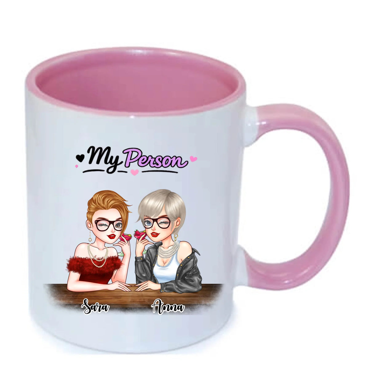 Bästa vänner mugg och tavla
