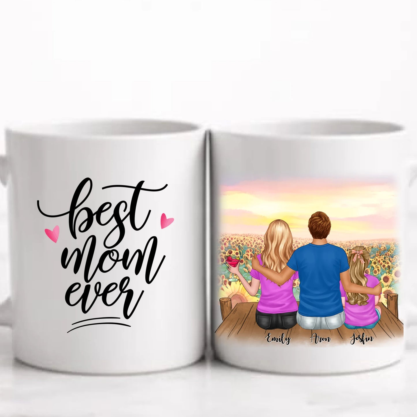 Familj personlig mugg