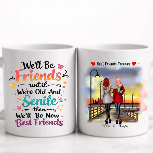 Bästa vän personlig mugg- Best friends forever