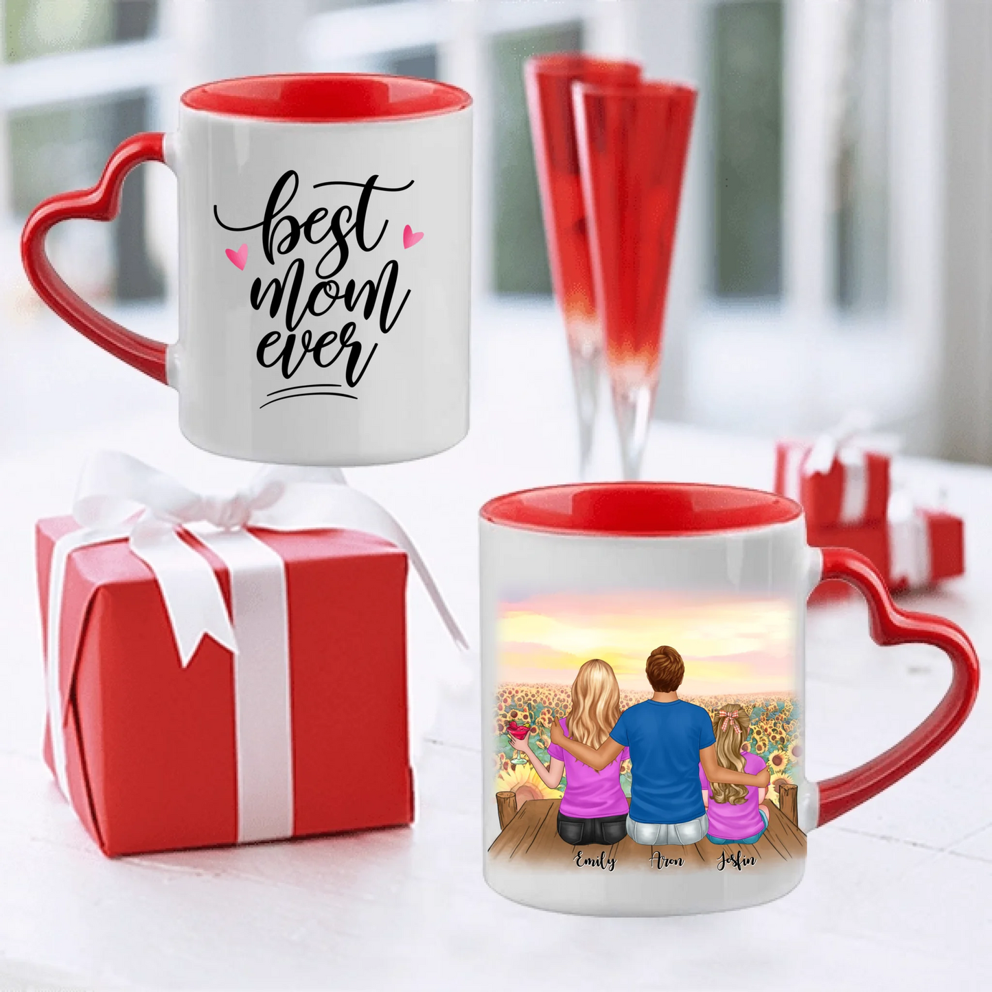 Familj personlig mugg