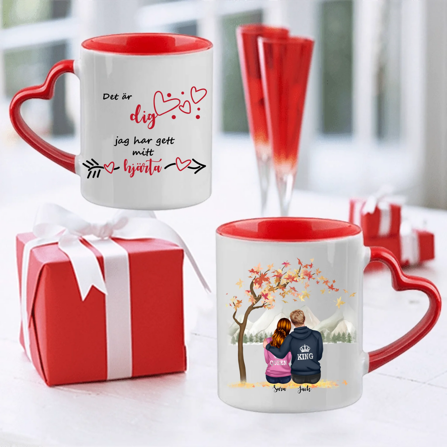 Kärlek personlig mugg
love mugg